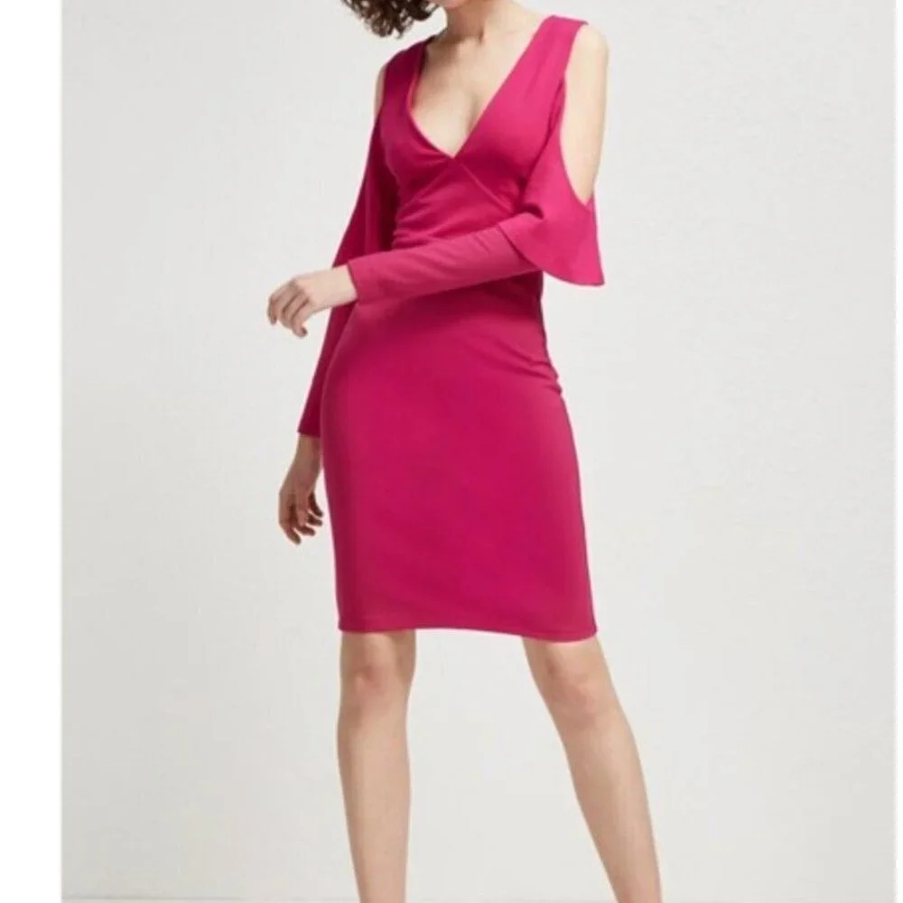 French Connection midi Dress with ruffle